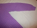 Лилава блуза ръчно плетиво, Л-ХЛ размер, снимка 10