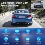 Предна и задна камера А30 Dashcam QHD 2.5K с 64GB 3” IPS WDR Нощно виждане 170° сензор за движение, снимка 2