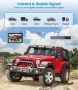 AUTO-VOX Соларна безжична камера за заден ход с 5" HD монитор,3-минутна инсталация за кола,каравана, снимка 4