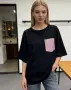 Дамска тениска с джоб , снимка 1
