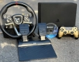 КOMБO ОФЕРТА! PlayStation 4 Slim 1TB + ИГРА + Волан с педали Hori Racing Wheel Apex , снимка 4