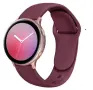 Силиконова универсална каишка за Smart Watch 22m / Huawei GT, Samsung Gear и др. / Бордо / Баркод : , снимка 1