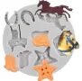 Каубой кон подкова силиконов молд форма декорация торта фондан шоколад украса, снимка 1
