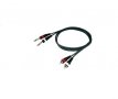 Кабел 2RCA - 2x6.3 mm 1,5м. LEXIS