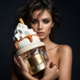 Унисекс парфюм Lattafa Give Me Gourmand Whipped Pleasure - С нотки на карамел, пуканки и мускус, снимка 5