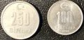 Лот монети от Република Турция от периода 2001-2004 в добро състояние., снимка 1 - Нумизматика и бонистика - 40038014