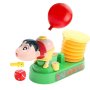 Забавна детска игра със зарчета и количка за надуване на балони