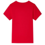 Детска тениска, червена, 128（SKU:12257