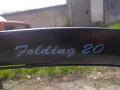 Двойно сгъваем алуминиев велосипед FOLDING 20 цолови капли , снимка 6