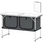 Сгъваем къмпинг шкаф Outsunny Camping Kitchen, снимка 12