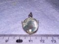 СТАРА СРЕБЪРНА ВИСУЛКА от МЕДАЛЬОН СРЕБРО 925 с ГНЕЗДО за ВГРАЖДАНЕ на СКЪПОЦЕНЕН КАМЪК 34462, снимка 9