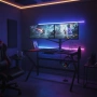 Геймърско компютърно бюро с RGB LED осветление, снимка 2
