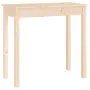 vidaXL Конзолна маса 80x40x75 см борово дърво масив, снимка 1