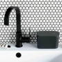 Кошче за отпадъци за баня Brabantia MindSet Dark Grey / White, снимка 1