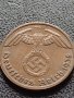 Две монети 1 райхспфенинг 1938г. Трети райх с СХВАСТИКА редки за КОЛЕКЦИЯ 37767, снимка 7