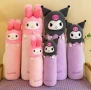 Плюшена играчка възглавница Hello Kitty Kuromi, 60см, Кити играчка, снимка 1