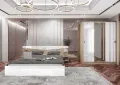 Спален комплект Сити 7074 бяло и арвен, снимка 1