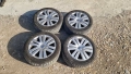 джанти със зимни гуми Michelin 5x112 205/55/16 3C0 601 025 B Volkswagen Passat B6 2005-2010, снимка 5