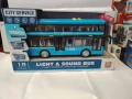 Двуетажен градски автобус с музика и светлини – 1:16 City Service ✨🚌, снимка 3