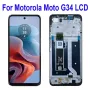 Дисплей за Motorola G34, тъч екран, с рамка, LCD, тъчскрийн, LED, Moto G34, XT2363, тъч скрийн, снимка 1