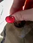 Сребърен пръстен с червен кехлибар , снимка 3