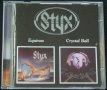 Компакт дискове CD Styx ‎– Equinox/Crystal Ball