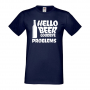 Мъжка тениска Hello Beer Goodbye Problems,Бира,Бирфест,Beerfest,Подарък,Изненада,Рожден Ден, снимка 1 - Тениски - 36377889