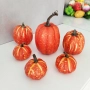 6066 Изкуствени тикви за декорация, 6 броя, снимка 1