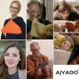 Комплект от 2 чифта диоптрични очила за четене AJYADO с калъфи, очила за четене с диоптри за жени , снимка 3