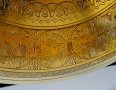 Старинна чиния,пано от месинг Египет. , снимка 7