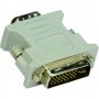 Преходник Адаптер от DVI Мъжки към VGA Женски VCom SS001244 Adapter DVI 24+5 M/HDMI F, снимка 1 - Кабели и адаптери - 34164921