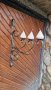 Масивен стенен свещник, ковано желязо– 2.1кг, 60см/ 50см, снимка 2