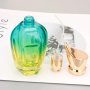 Празни стилни бутилки за отливане на парфюм 30мл/50мл разноцветни готин дизайн, снимка 6