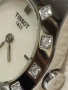 Дамски часовник Tissot с 10 диаманта и седефен циферблат,машина кварц, снимка 7