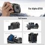 Нова Sony A6700 Кафезна Рамка CNC ARRI NATO Хладна Обувка NEEWER за камера фотоапарат, снимка 2
