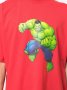 BALENCIAGA Red Hulk Embroidered Logo Oversized Мъжка / Дамска Тениска size M (XL) и L (XXL), снимка 4