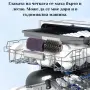 Мощна безжична електрическа четка за почистване на грил и барбекю – 3 скорости, 350 RPM, регулируема, снимка 3