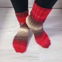 Плетени чорапи, снимка 9 - Дамски чорапи - 38142445