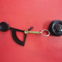Старинно кантарче с рулетка , снимка 3 - Колекции - 44713299