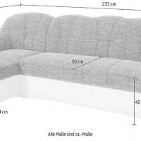 Ъглов диван от Domo collection "Flores" внос от Германия неразтегателен., снимка 3 - Дивани и мека мебел - 39188559