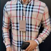 Мъжки ризи висок клас Burberry , снимка 1 - Ризи - 38908583