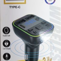 Bluetooth FM Transmitter за автомобили, снимка 1 - Аксесоари и консумативи - 40266178
