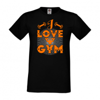 Мъжка Фитнес тениска I Love Gym 2 Gym,спорт,Щанги,Тренировки,Спортуване,, снимка 3 - Тениски - 36507357