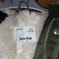 Парка Zara за момиче 6-7 г. , снимка 3 - Детски якета и елеци - 40261923