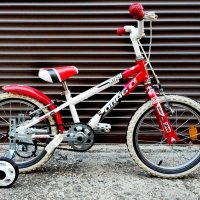 Българско детско колело DRAG Rush с помощни колела - 16 ”, снимка 3 - Детски велосипеди, триколки и коли - 42130220