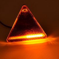 Триъгълен ЛЕД LED стоп за ремарке 12-24V 16 диода , Полша , снимка 4 - Аксесоари и консумативи - 35302228