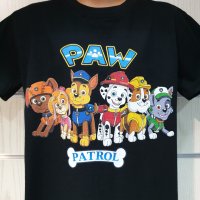 Нова детска тениска с дигитален печат PAW Patrol (Пес патрул) в черен цвят, снимка 2 - Детски тениски и потници - 36966845