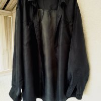 SILKS MIRAGE черна копринена риза, снимка 2 - Ризи - 37040342