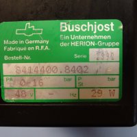 Магнет-вентил Buschjost DN25 PN16, 48V, снимка 4 - Резервни части за машини - 35180421