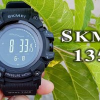 SKMEI- 1358, Висотомер Барометър Термометър - калибриране на температурата. Височина,аларма,Цифр, снимка 3 - Мъжки - 30780472